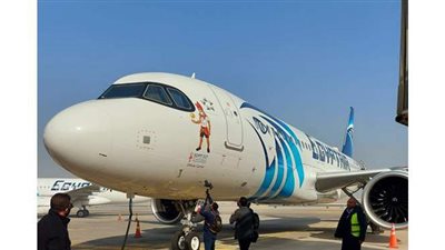 للترويج لمونديال اليد.. مصر للطيران تضع الشعار على أسطولها البري