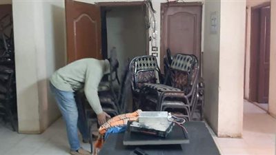 غلق سنتر للدروس الخصوصية بحي الهرم | صور