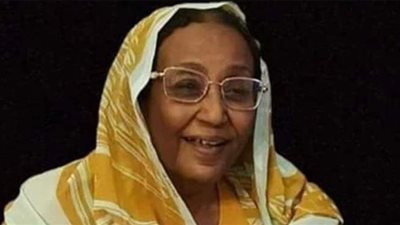 أرملة النميري.. رحيل 