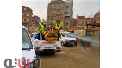 تعقيم الشوارع ومواقف السيارات والمصالح الحكومية بأبوحماد في الشرقية