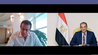 التعليم العالي والاتصالات تتابعان تنفيذ منظومة الامتحانات الإلكترونية وميكنة المستشفيات الجامعية