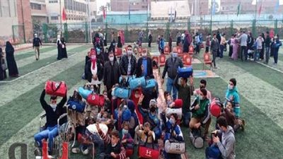 توزيع 55 شنطة على الرياضيين المتميزين من ذوي الهمم بالشرقية