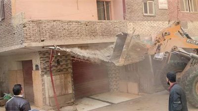 رفع 560 حالة إشغال وإزالة 8 اكشاك في حملة بالجيزة | صور