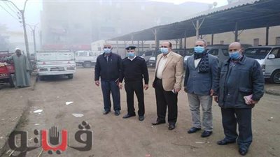 توزيع 500 كمامة مجانًا على المواطنين.. وصيانة 50 كشاف إنارة بإهناسيا في بني سويف