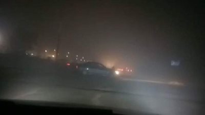 شبورة مائية كثيفة تحجب الرؤية بطرق الدقهلية | فيديو وصور