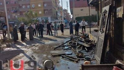 السيطرة على حريق بأحد المطاعم في سفاجا | صور