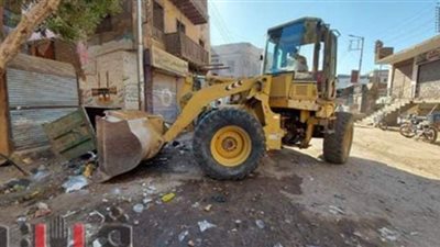 حملة نظافة لرفع المخلفات الصلبة من شوارع إسنا بالأقصر | صور