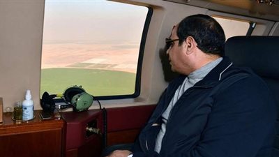 8 صور ترصد تفاصيل تفقد السيسي مشروع مستقبل مصر للإنتاج الزراعي