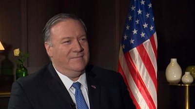 مايك بومبيو يلتقي مرشح بايدن لوزارة الخارجية الأمريكية