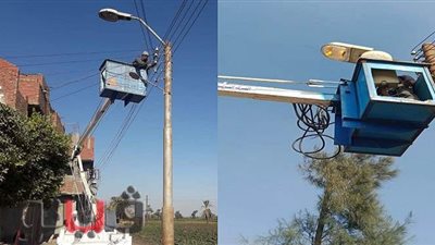 تركيب 20 كشاف ليد موفر للطاقة بـ