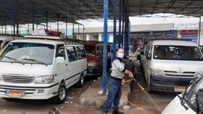 مبادرة شبابية لتعقيم المنشآت والمرافق في القنطرة غرب بالإسماعيلية | صور