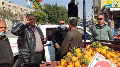 حملة لإزالة إشغالات الباعة الجائلين بالإسماعيلية | صور