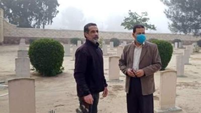 حملة نظافة بمحيط مقابر الكومنولث بـ