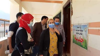 نائب محافظ جنوب سيناء تتفقد أعمال القافلة الطبية بوادي مندر