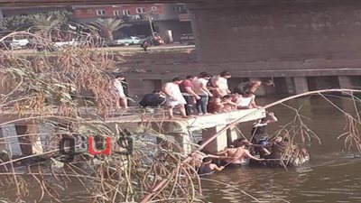 الإنقاذ النهري بالشرقية تكثف جهودها للبحث عن جثة سائق سقط في ترعة الإسماعيلية