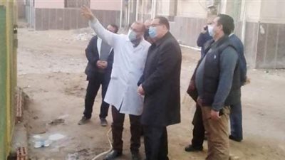 محافظ الشرقية يتفقد سير العمل بمستشفى ههيا المركزي