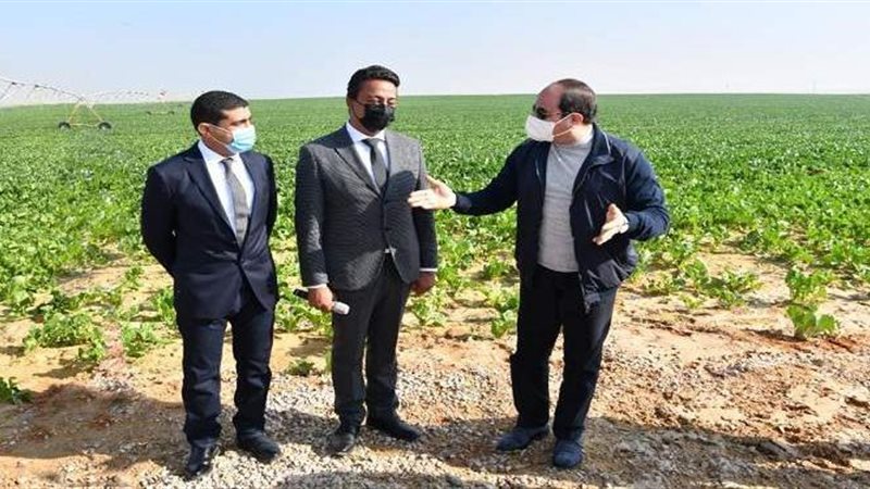 الرئيس السيسي يتفقد