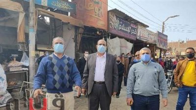 إزالة 325 إشغالا وإعلانا غير مرخص ببني سويف | صور