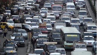 شلل مروري بطريق 