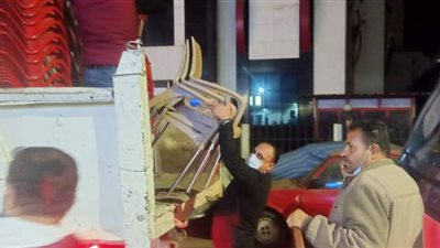 رفع إشغالات للباعة الجائلين بشوارع جنوب الجيزة| صور