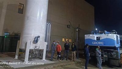 تزويد مستشفى بئر العبد بخزان أكسجين سعة ١٠ آلاف لتر | صور