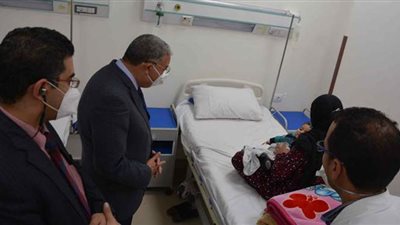 محافظ المنيا يتفقد المستشفيات في سمالوط