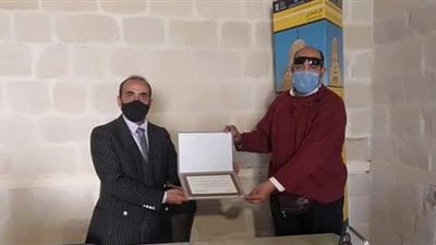 تكريم البعثة المصرية لحفائر كوم الناضورة بالإسكندرية