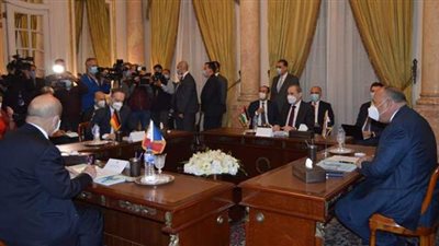 انطلاق إجتماع وزراء خارجية مصر والأردن وفرنسا وألمانيا بشأن فلسطين