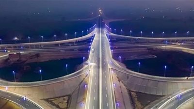 10 صور لمحور سمالوط أضخم مشروع طرق بالصعيد قبل افتتاحه