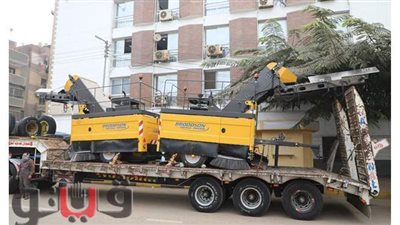 عربات مكنسية جديدة لدعم منظومة النظافة بالمنوفية| صور