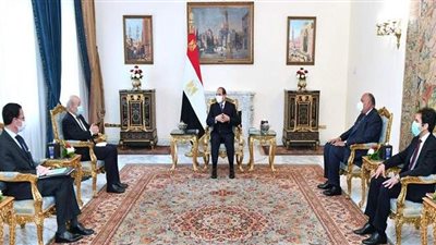 قضايا شرق المتوسط وليبيا ومكافحة الإرهاب تتصدر مباحثات السيسي ووزير خارجية فرنسا