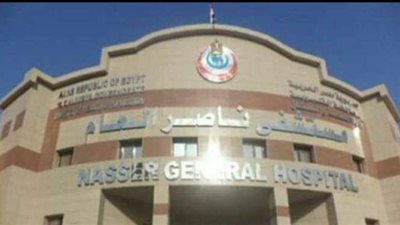 خروج طفلة بعد شفائها من فيروس كورونا بمستشفي ناصر بالقليوبية