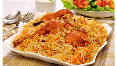 طريقة عمل بريانى الدجاج