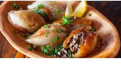 طريقة عمل محشى البصل