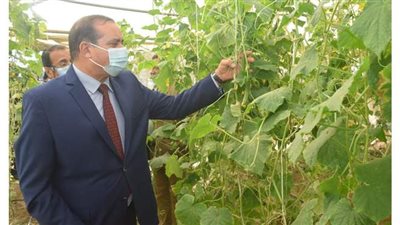 افتتاح وحدة إنتاج شتلات الخضر المطعومة بمزرعة جامعة سوهاج