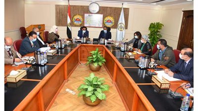 محافظ مطروح يستقبل مدير برنامج الأغذية العالمي | صور