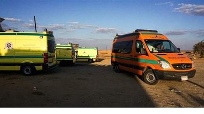 إصابة 6 أشخاص في انقلاب سيارتين بطريق الإسماعيلية الصحراوي