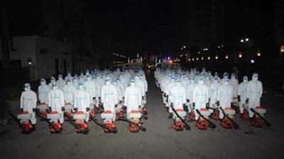 القوات المسلحة تواصل عمليات التطهير لمجابهة فيروس كورونا