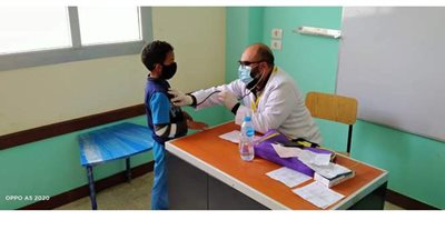 7 جهات حكومية في قافلة سكانية بـ