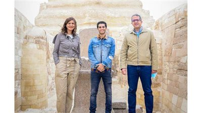 برفقة وزيري الهجرة والسياحة والآثار.. مينا مسعود سفير مبادرة 