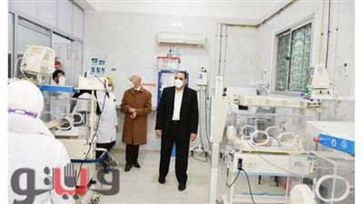 غراب يطمئن على سير العمل بمستشفى الإبراهيمية