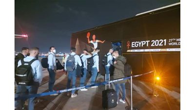 مطار القاهرة يستقبل ٤ منتخبات للمشاركة في بطولة العالم لليد | صور
