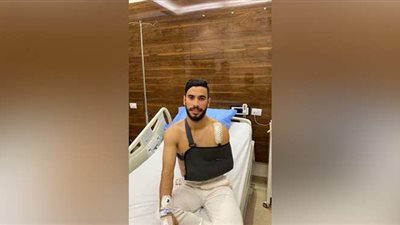 ناصر ماهر يبدأ التأهيل بعد جراحة الكتف