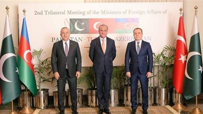 تفاصيل توقيع تركيا وباكستان وأذربيجان على إعلان 