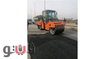 رصف وترميم طريق صفط اللبن/ كرداسة | صور