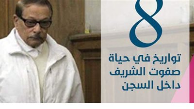 8 تواريخ في حياة صفوت الشريف داخل السجن | انفوجراف