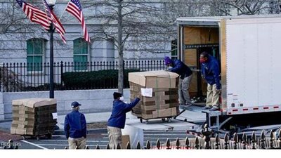 صناديق فارغة في مكتب أيزنهاور.. البيت الأبيض يستعد لمغادرة ترامب