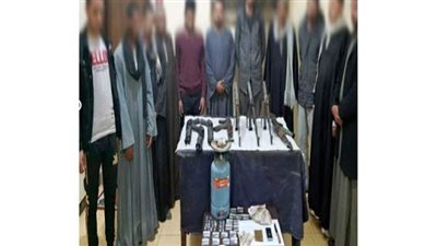 ضبط 46 قطعة سلاح نارى وتنفيذ 897 حكما قضائيا خلال حملة بسوهاج