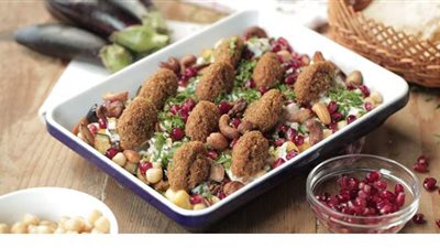 طريقة عمل فتة الفلافل السريعة| فيديو