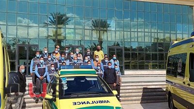 محافظ بورسعيد يتفقد ١١ سيارة إسعاف جديدة بها غرف عناية مركزة | صور